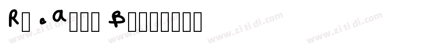 Ricardo Bold字体转换